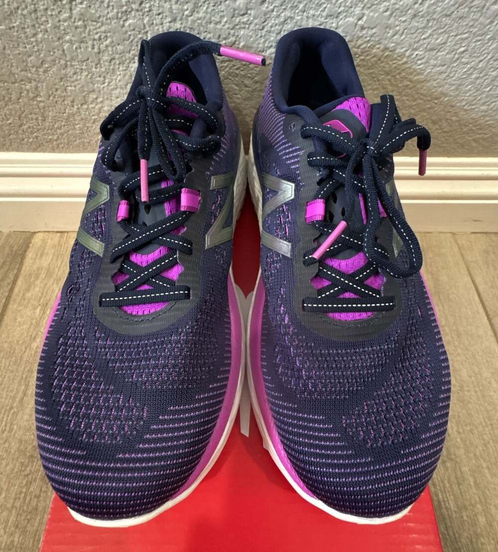 New Balance Fresh Foam More v1 Size 6.5W Purple Running Shoes for Women.New